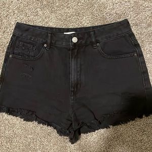 Black PacSun jean shorts, Size 27